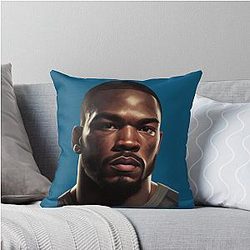 Jon Jones Throw Pillow