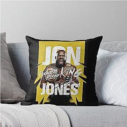 Jon Jones Stronger Throw Pillow
