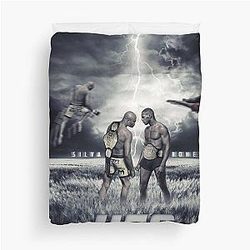 Jon Jones and Silva Duvet Cover