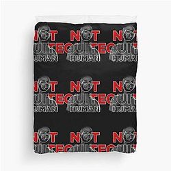 Not Quite Human Jon Jones Graphic Duvet Cover
