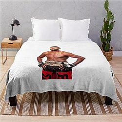 Jon Jones Photo Throw Blanket