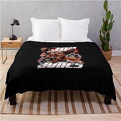 Jon Jones Retro Throw Blanket