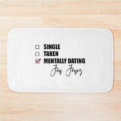 Mentally Dating Jon Jones Bath Mat
