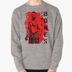 Jon Jones Bones Design Pullover Sweatshirt