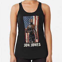 Jon Jones Bones Racerback Tank Top