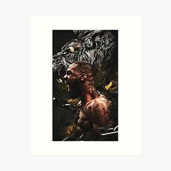 UFC Jon Jones Art Print