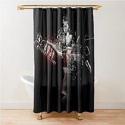 Jon Jones Illustration Funart Shower Curtain