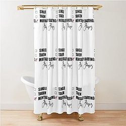 Mentally Dating Jon Jones Shower Curtain