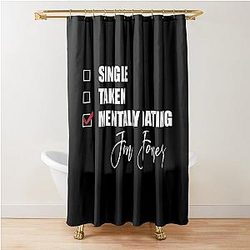 Mentally Dating Jon Jones Shower Curtain