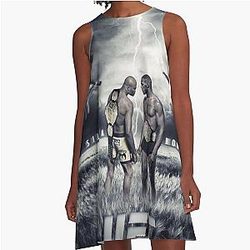Jon Jones and Silva A-Line Dress