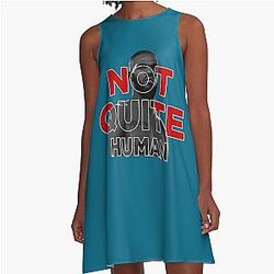 Not Quite Human Jon Jones A-Line Dress