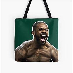 Jon Jones All Over Print Tote Bag