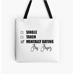 Mentally Dating Jon Jones Tote Bag