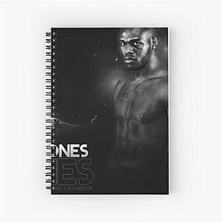 Jon Jones Wallpaper Spiral Notebook