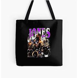 Jon Jones Retro All Over Print Tote Bag