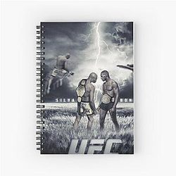 Jon Jones and Silva Illustration Notebook