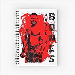 Jon Jones Bones Design Spiral Notebook