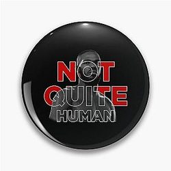 Not Quite Human Jon Jones Graphic Pin