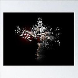 Jon Jones Illustration Poster