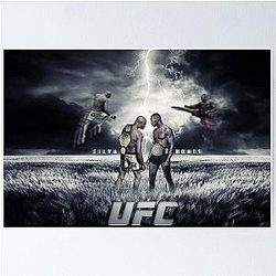 Jon Jones Silva Illustration Poster