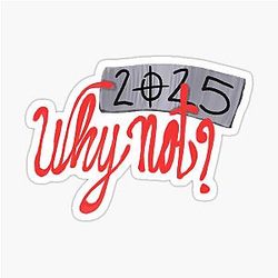 Why Not? Joost Klein 2025 Sticker if not present I will return the original title
