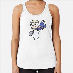 Joost Klein Fryslan Cartoon Racerback Tank Top