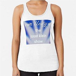I felt unity at the Klein show Racer Tank Top