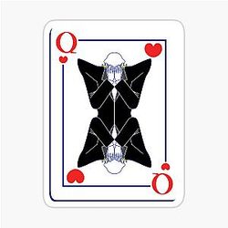 Joost Klein Queen of Hearts Single Sticker