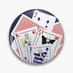 Joost Klein Playing Card Cluster Pin