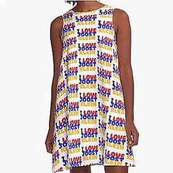 I Love Joost Klein A Line Dress
