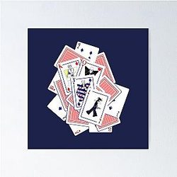 Joost Klein Playing Card Cluster Poster