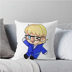 Joost Klein chibi Throw Pillow