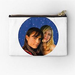 Lucy Diamond Bradshaw Foster Jordana Brewster Zipper Pouch