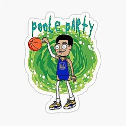 Jordan Poole sticker