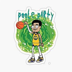 Jordan Poole Sticker