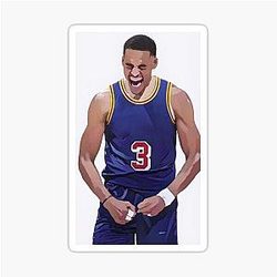 Jordan Poole jersey Sticker