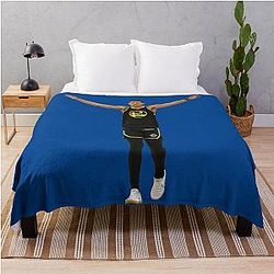 Jordan Poole 3 Basketball Poole Party Throw Blanket