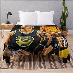 Jordan Poole 2022 Champions Throw Blanket