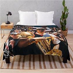 Jordan Poole 2022 Champions Throw Blanket