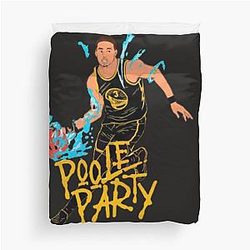 Jordan Poole Duvet Cover