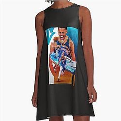Jordan Poole A-Line Dress