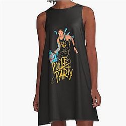 Jordan Poole A-Line Dress