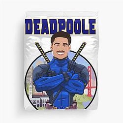 Jordan Poole Duvet Cover