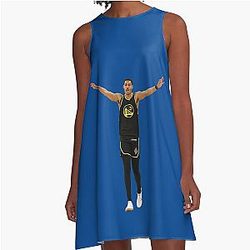 Jordan Poole Basketball - Poole A-Line Dress