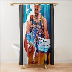 Jordan Poole Jersey Shower Curtain