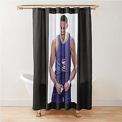 Jordan Poole Jersey Shower Curtain