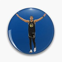 Jordan Poole 3 Basketball Pin