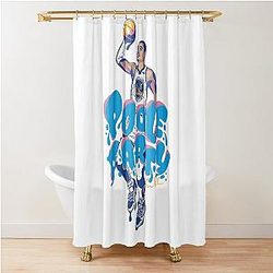 Jordan Poole Art Party Shower Curtain