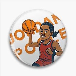 Jordan Poole Basketball My Lifestyle Pin