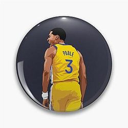 Jordan Poole Scream Above Waist Yellow Pin